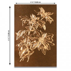 3D Embossing Folder - Poinsettia