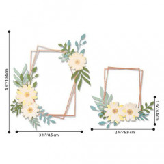Thinlits Die Set - Geo Floral Frame