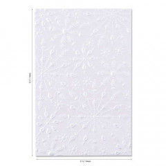 3D Embossing Folder - Jeweled Snowflakes
