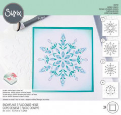 Sizzix Layered Stencils - Snowflake