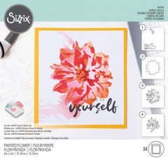 Sizzix Layered Stencils - Painted Flower