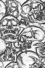 3D Embossing Folder - Skulls