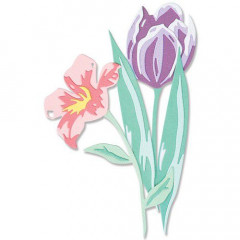 Thinlits Die Set - Layered Spring Flowers