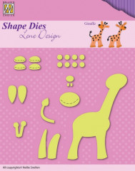 Shape Die - Lene Baby Aufbau Giraffe