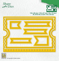 Shape Die - ticket booklet