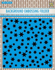 Embossing Folder - Hintergrund Schneeflocken