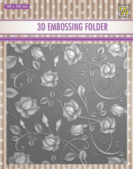 3D Embossing Folder - Rosen