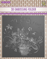 3D Embossingfolder - Blumenstrauß