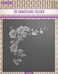 3D Embossing Folder - Blumen 1
