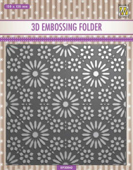 3D Embossing Folder - Blumenmuster