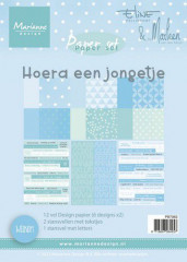 Elines Paperset A5 - Hoera een jongetje (NL)