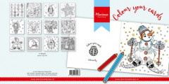 Colour your cards - Christmas