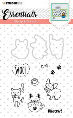 Clear Stamps and Die Cut - Essentials Animals Nr. 30