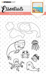 Clear Stamps and Die Cut - Essentials Animals Nr. 31
