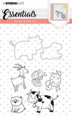 Clear Stamps and Die Cut - Essentials Animals Nr. 32