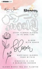 Studio Light Stamps and Die Cut - Karin Joan Blooming Collection