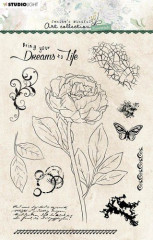 Clear Stamps - Jenines Essentials Peony Nr. 68