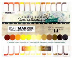 Studio Light Marker Kit - JMA Reds, Browns, Yellows Essentials N