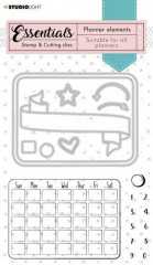 Clear Stamps and Cutting Die - Planner Essentials Nr. 1