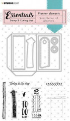 Clear Stamps and Cutting Die - Planner Essentials Nr. 2