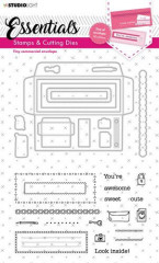 Clear Stamps and Cutting Die - Essentials Nr. 17