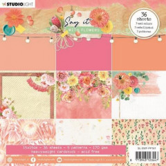 6x6 Pattern Paper Pad - Say it with Flowers Nr. 161
