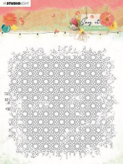Clear Stamps - Background Say it with Flowers Nr. 528