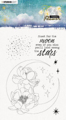 Studio Light Clear Stamps - Moon Flower Nr. 132