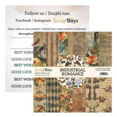 ScrapBoys Industrial Romance 6x6 Paper Pad