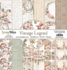 ScrapBoys Vintage Legend 12x12 Paper Pad