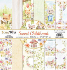 ScrapBoys Sweet Childhood 12x12 Paper Pad
