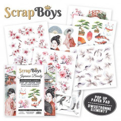 Scrapboys 6x6 POP UP Paper Pad - Japanese Beauty