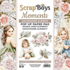 Scrapboys POP UP 6x6 Paper Pad - Moments
