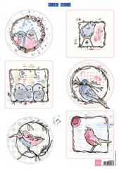 Schneidebogen - Pastel Birds