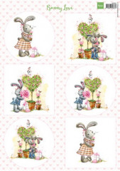 3D-Schneidebogen - Bunny Love 1