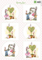 3D-Schneidebogen - Bunny Love 2
