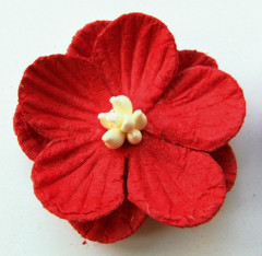 Decoration Paper Flowers - red