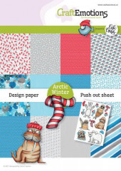 CraftEmotions Design Paper Pad - Arctic Winter
