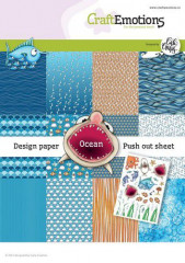 CraftEmotions A5 Ocean Paper Pack