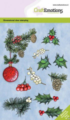 Clear Stamps - Weihnachtskugel mit Zweigen