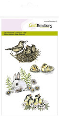 Clear Stamps - Vögel, Kaninchen