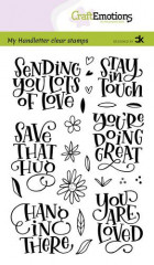 Clear Stamps - Handletter Sending you lots of love (ENG)
