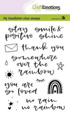 Clear Stamps - Handletter Rainbow 1