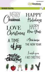 Clear Stamps - Text Christmas Cards (ENG)