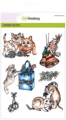 Clear Stamps - Christmas Pets 3