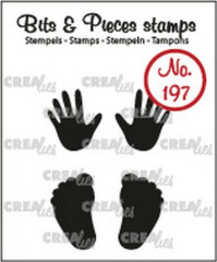 Clear Stamps Bits and Pieces - Nr. 197 - Baby Hände + Füße (soli