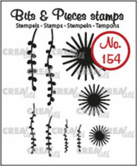 Clear Stamps Bits and Pieces - Nr. 154 - Mini Blumen 20 und Blät