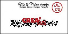 Clear Stamps Bits and Pieces - Nr. 170 - Hearts (strip)