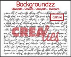 Clear Stamps - Backgroundzz 02 Curly Handschrift