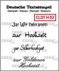 Clear Stamps Text (DE) - Hochzeit 02